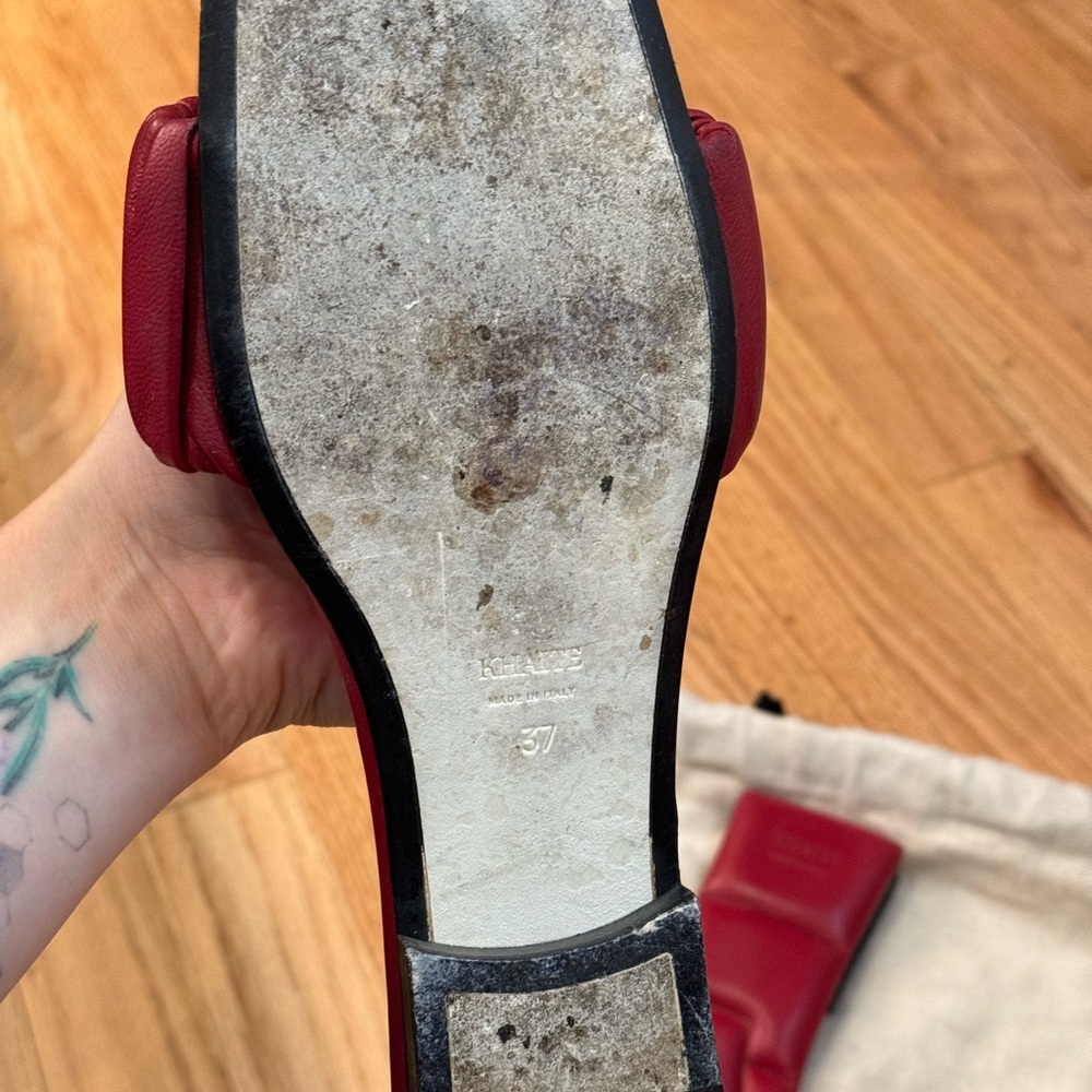 Khaite leather sandals - Picture 6 of 6